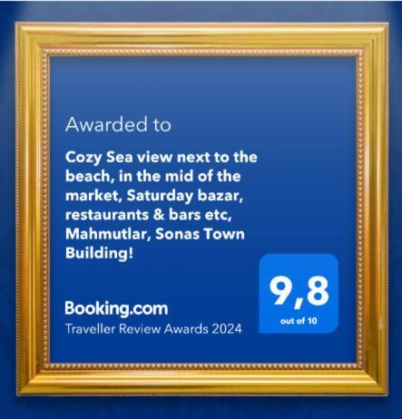 דירות Cozy Sea View Next To The Beach, In The Mid Of The Market, Saturday Bazar, Restaurants & Bars Etc, Alanya Mahmutlar! מראה חיצוני תמונה